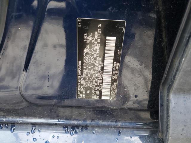 JTLZE4FE8EJ050072 - 2014 TOYOTA SCION XB BLACK photo 12