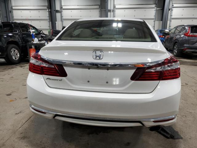 1HGCR2F36GA238733 - 2016 HONDA ACCORD LX WHITE photo 6