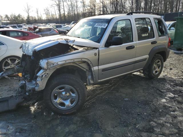 1J4GL48KX4W304565 - 2004 JEEP LIBERTY SPORT SILVER photo 1