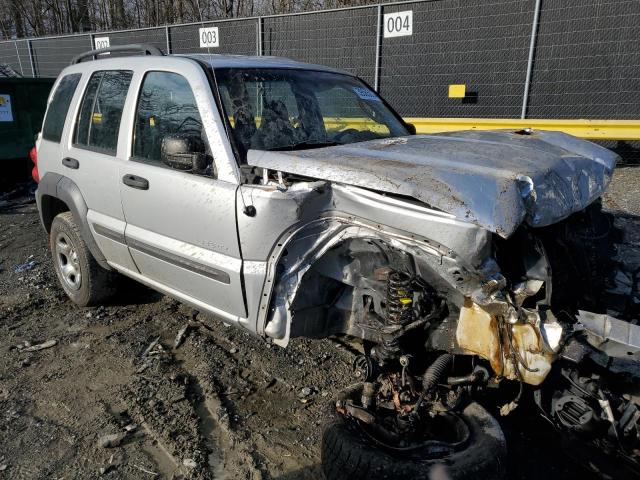 1J4GL48KX4W304565 - 2004 JEEP LIBERTY SPORT SILVER photo 4