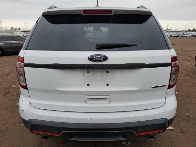 1FM5K7B8XEGC36273 - 2014 FORD EXPLORER WHITE photo 6