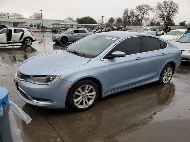 1C3CCCAB4FN737059 - 2015 CHRYSLER 200 LIMITED BLUE photo 1