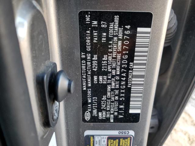 5XXGN4A73DG170764 - 2013 KIA OPTIMA EX SILVER photo 12