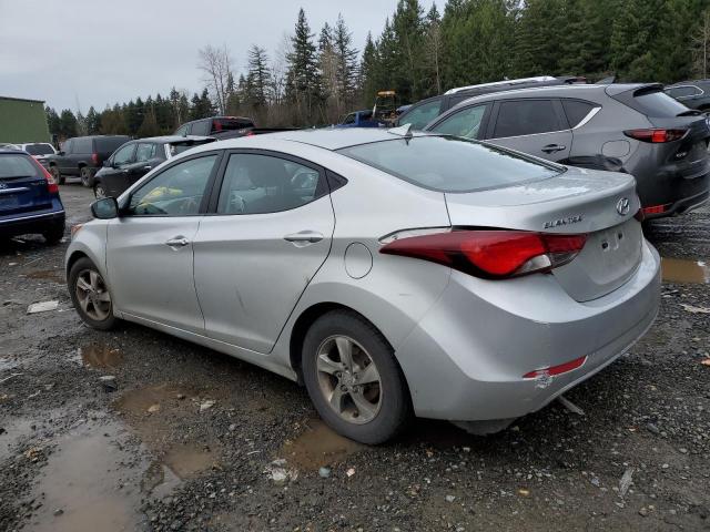 5NPDH4AE3GH794078 - 2016 HYUNDAI ELANTRA SE SILVER photo 2