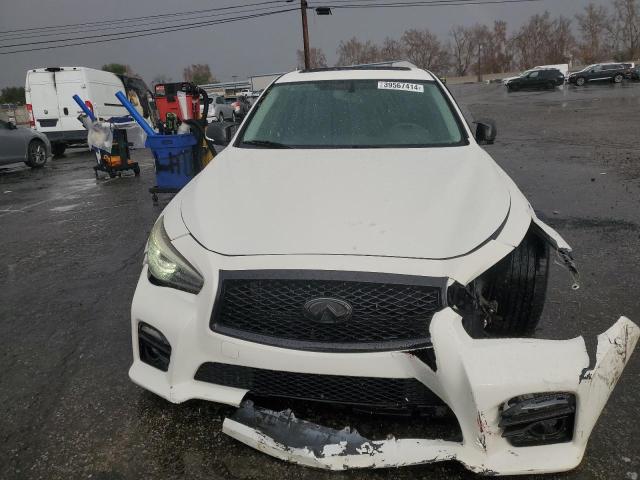 JN1BV7AP8FM353086 - 2015 INFINITI Q50 BASE WHITE photo 5