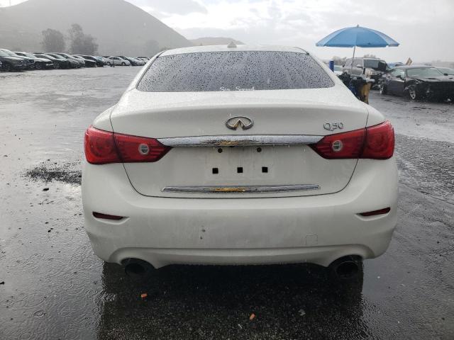 JN1BV7AP8FM353086 - 2015 INFINITI Q50 BASE WHITE photo 6