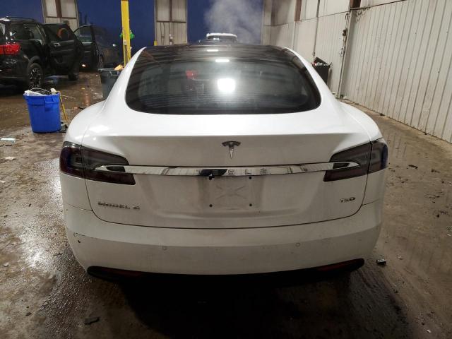 5YJSA1E25HF201184 - 2017 TESLA MODEL S WHITE photo 6