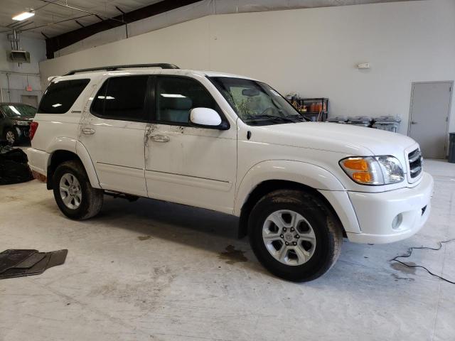 5TDBT48A54S212917 - 2004 TOYOTA SEQUOIA LIMITED WHITE photo 4