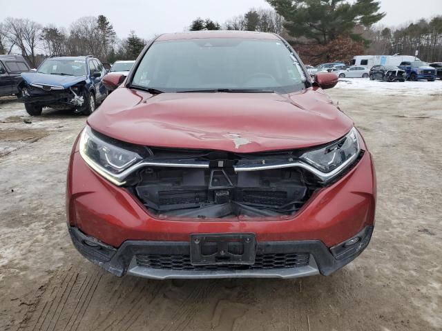 2HKRW2H89KH615034 - 2019 HONDA CR-V EXL RED photo 5