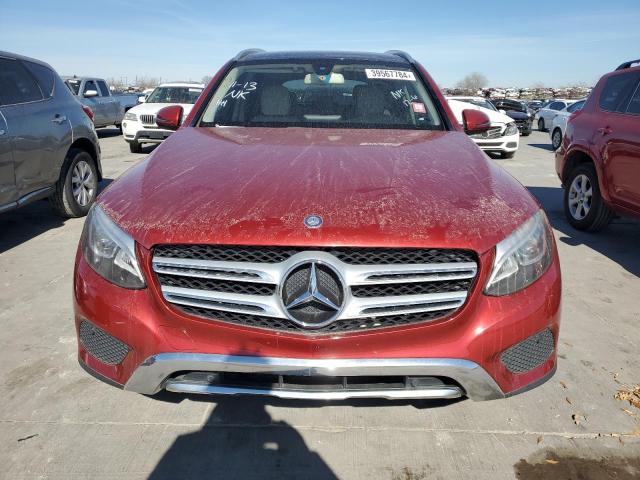 WDC0G4JB4HF131583 - 2017 MERCEDES-BENZ GLC 300 RED photo 5