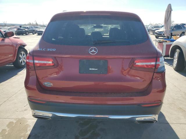 WDC0G4JB4HF131583 - 2017 MERCEDES-BENZ GLC 300 RED photo 6