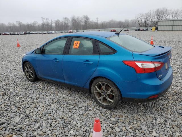 1FADP3F29EL223186 - 2014 FORD FOCUS SE BLUE photo 2