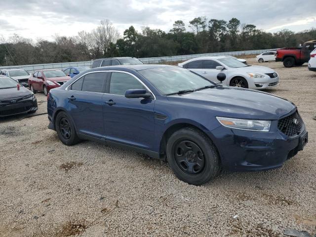 1FAHP2MT8DG110389 - 2013 FORD TAURUS POLICE INTERCEPTOR BLUE photo 4