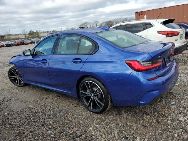 3MW5R7J01L8B38866 - 2020 BMW 330XI BLUE photo 2