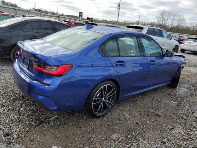 3MW5R7J01L8B38866 - 2020 BMW 330XI BLUE photo 3