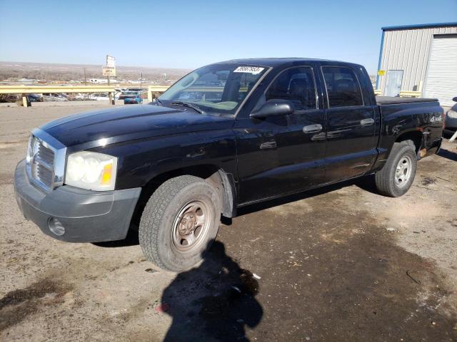 1D7HW28K35S316366 - 2005 DODGE DAKOTA QUAD BLACK photo 1