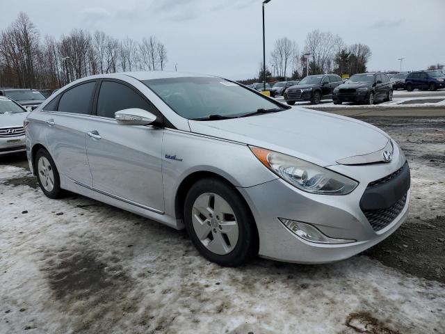 KMHEC4A48BA004411 - 2011 HYUNDAI SONATA HYBRID SILVER photo 4