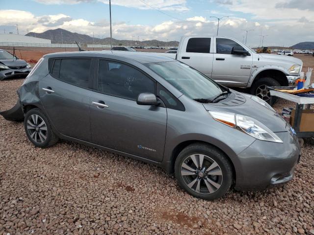 1N4AZ0CP9FC319963 - 2015 NISSAN LEAF S SILVER photo 4