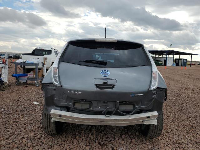 1N4AZ0CP9FC319963 - 2015 NISSAN LEAF S SILVER photo 6