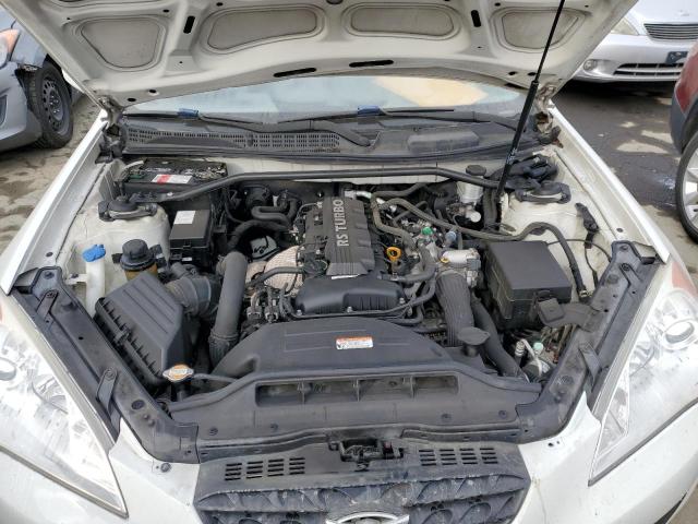 KMHHT6KD1AU024522 - 2010 HYUNDAI GENESIS CO 2.0T WHITE photo 11