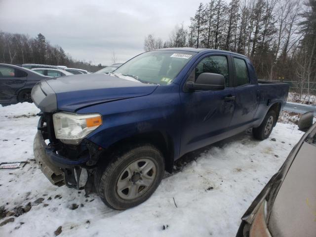5TFUM5F17EX053439 - 2014 TOYOTA TUNDRA DOUBLE CAB SR/SR5 BLUE photo 1