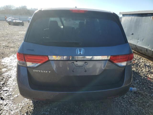 5FNRL5H61FB018747 - 2015 HONDA ODYSSEY EXL GRAY photo 6