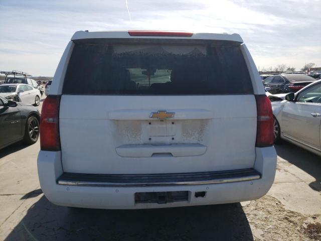 1GNSCCKC3FR724897 - 2015 CHEVROLET TAHOE C1500 LTZ WHITE photo 6