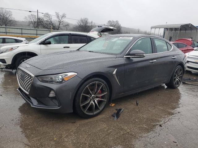 KMTG24LA4KU016526 - 2019 GENESIS G70 SPORT GRAY photo 1