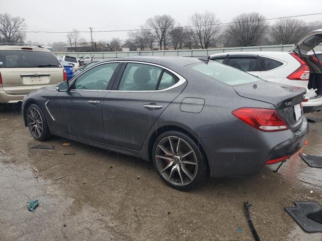 KMTG24LA4KU016526 - 2019 GENESIS G70 SPORT GRAY photo 2