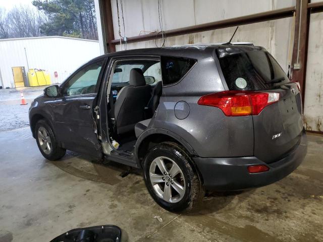 2T3RFREV4FW278175 - 2015 TOYOTA RAV4 XLE GRAY photo 2