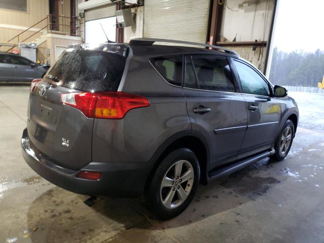 2T3RFREV4FW278175 - 2015 TOYOTA RAV4 XLE GRAY photo 3