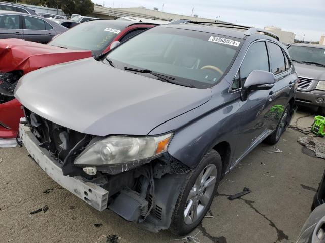 2T2ZK1BA9CC073712 - 2012 LEXUS RX 350 CHARCOAL photo 1