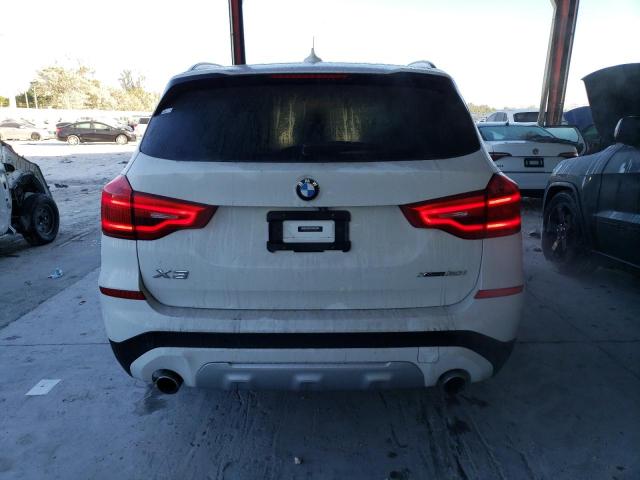 5UXTR9C55KLP88501 - 2019 BMW X3 XDRIVE30I WHITE photo 6