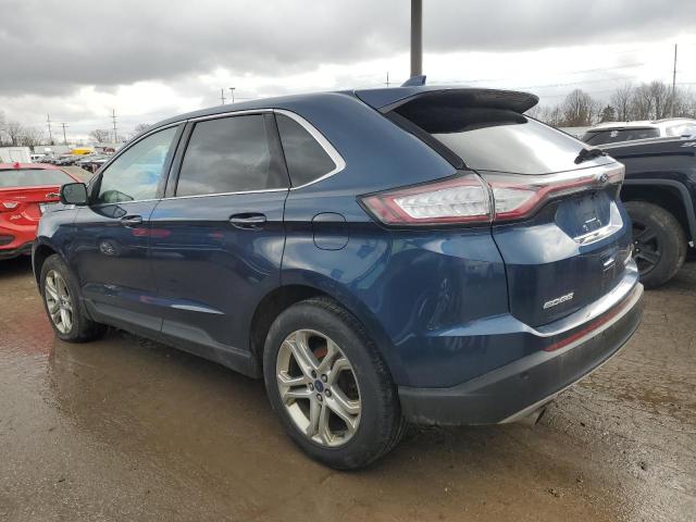 2FMPK4K97HBB62242 - 2017 FORD EDGE TITANIUM BLUE photo 2