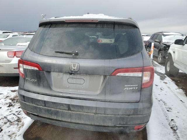 5FNYF6H28NB081929 - 2022 HONDA PILOT SE GRAY photo 6