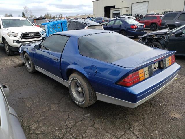 1G1FP21E1KL178943 - 1989 CHEVROLET CAMARO BLUE photo 2