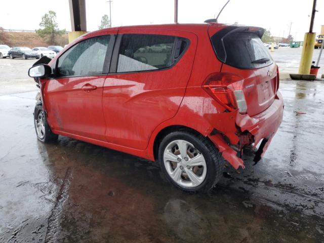 KL8CB6SA2KC701388 - 2019 CHEVROLET SPARK LS RED photo 2