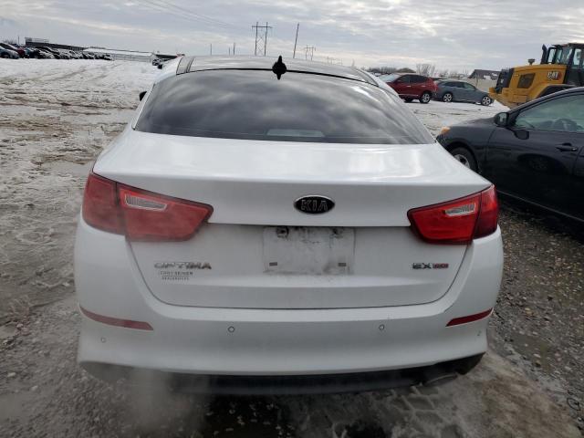 5XXGN4A76EG333151 - 2014 KIA OPTIMA EX WHITE photo 6