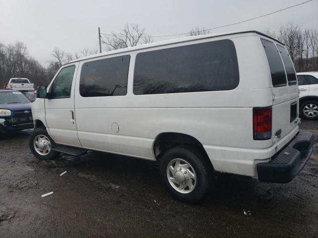 1FBNE3BL2DDA86611 - 2013 FORD ECONOLINE E350 SUPER DUTY WAGON WHITE photo 2