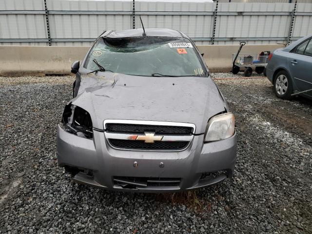 KL1TD5DE2AB104703 - 2010 CHEVROLET AVEO LS GRAY photo 5