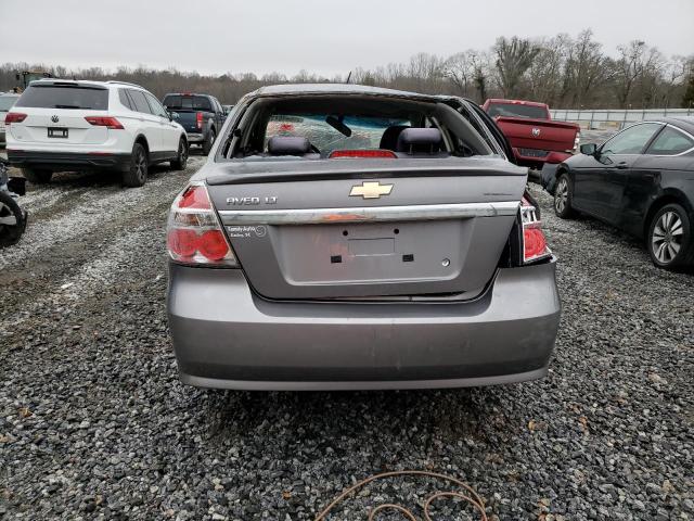 KL1TD5DE2AB104703 - 2010 CHEVROLET AVEO LS 灰色 照片 6