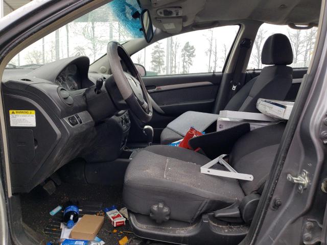 KL1TD5DE2AB104703 - 2010 CHEVROLET AVEO LS 灰色 照片 7