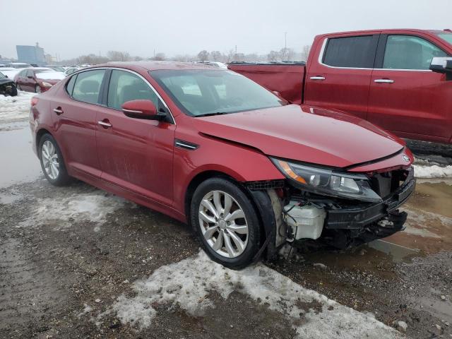 5XXGM4A76EG340670 - 2014 KIA OPTIMA LX RED photo 4