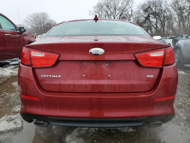 5XXGM4A76EG340670 - 2014 KIA OPTIMA LX RED photo 6