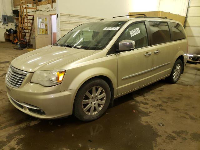 2A4RR8DG6BR640655 - 2011 CHRYSLER TOWN & COU TOURING L GOLD photo 1