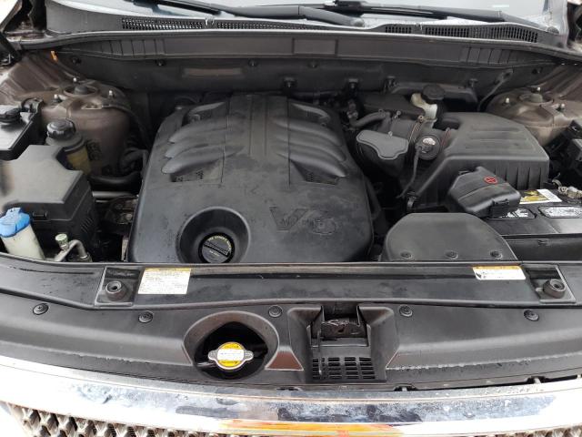 KM8NU4CC3BU140025 - 2011 HYUNDAI VERACRUZ GLS BROWN photo 12