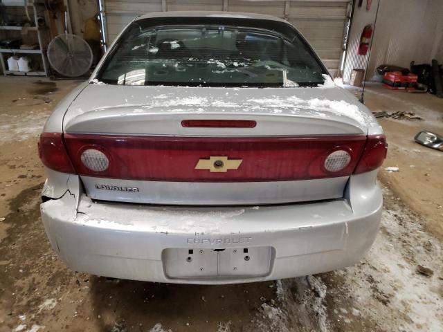 1G1JC12F257206138 - 2005 CHEVROLET CAVALIER SILVER photo 6