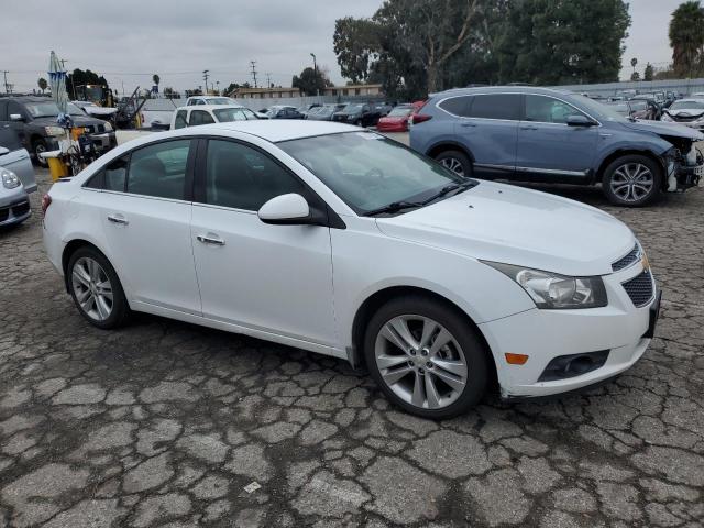 1G1PH5SC0C7346632 - 2012 CHEVROLET CRUZE LTZ WHITE photo 4