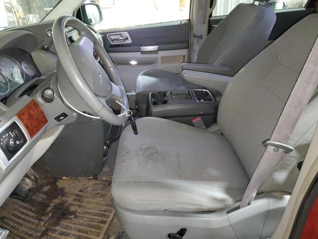 2A8HR54P58R690741 - 2008 CHRYSLER TOWN & COU TOURING წითელი ფოტო 7