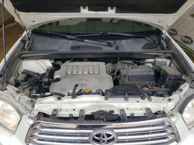 JTEES41A482017264 - 2008 TOYOTA HIGHLANDER WHITE photo 11